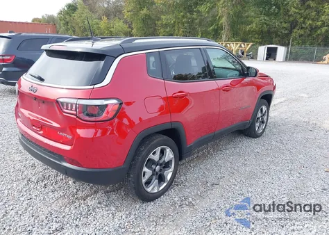 2018 Jeep Compass Limited 4X4 из США, поврежденный, VIN 3C4NJDCBXJT372814